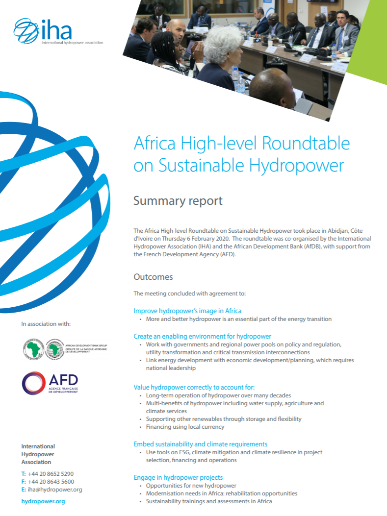 Africa High-level Roundtable