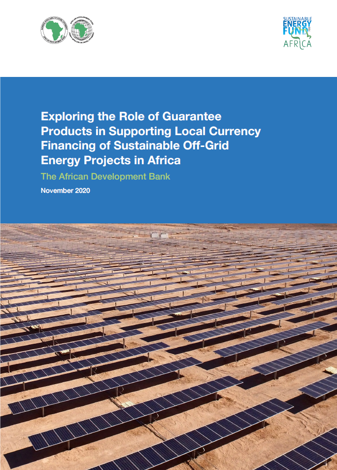 Local currency financing of energy projects in Africa