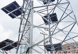 Ethio Telecom's Solar-on-Tower site, Pic credit: Huawei